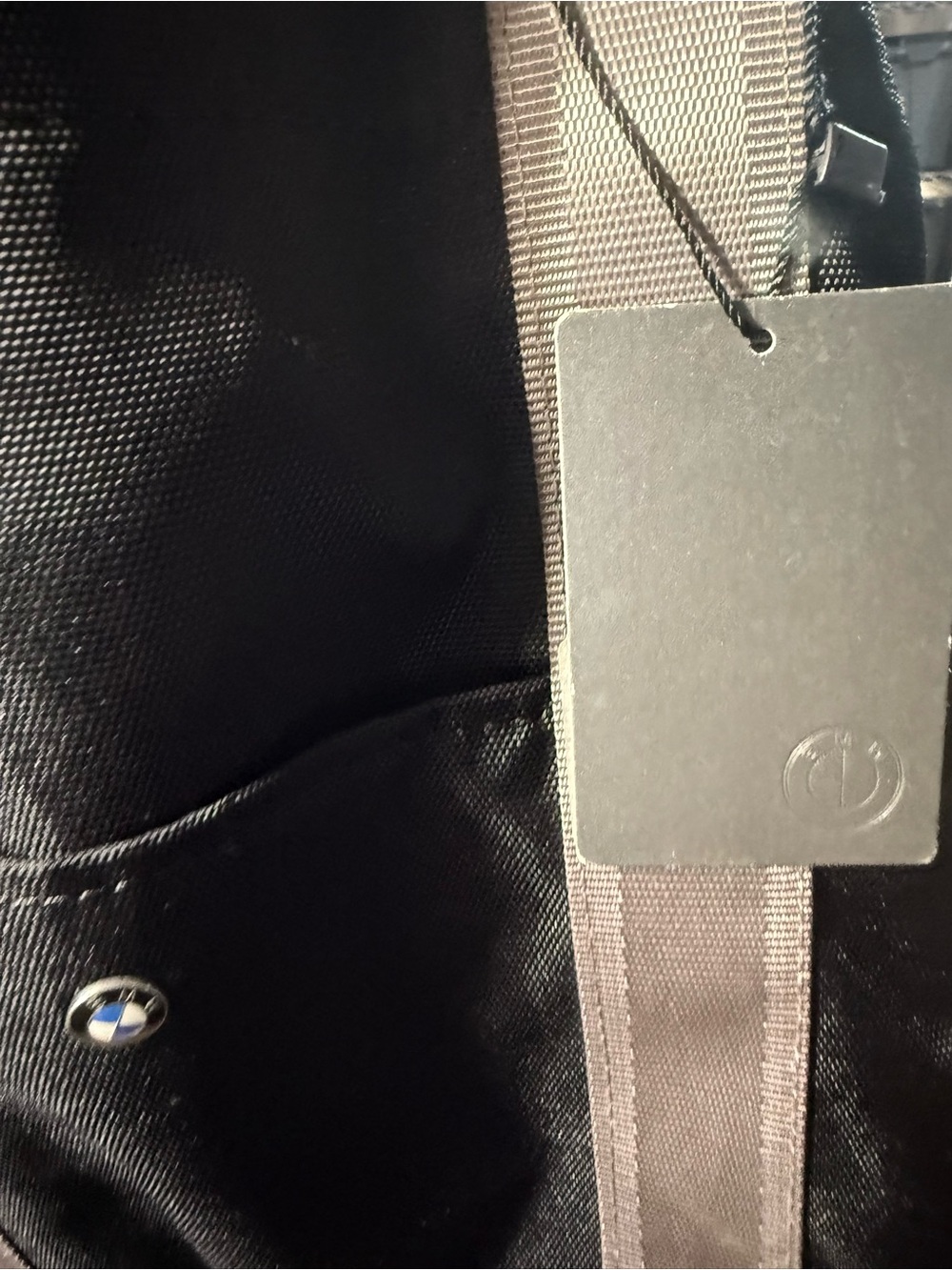 BMW Black Tote Bag with Branded Round Emblem - Picture 2 of 10